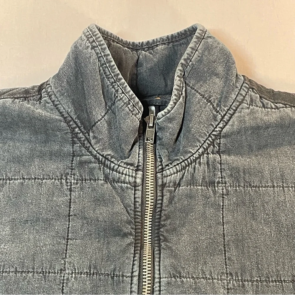 EXCELLENT Free People Black Dolman Quilted Bomber Jacket